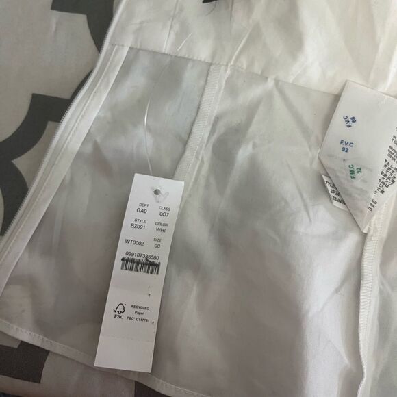 J.Crew Cecily top in stretch cotton poplin blend NWT Size 00 - Picture 11 of 15